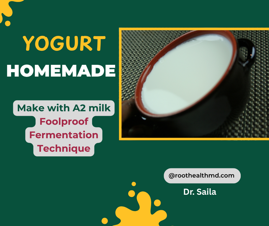 Homemade Yogurt with A2 Milk