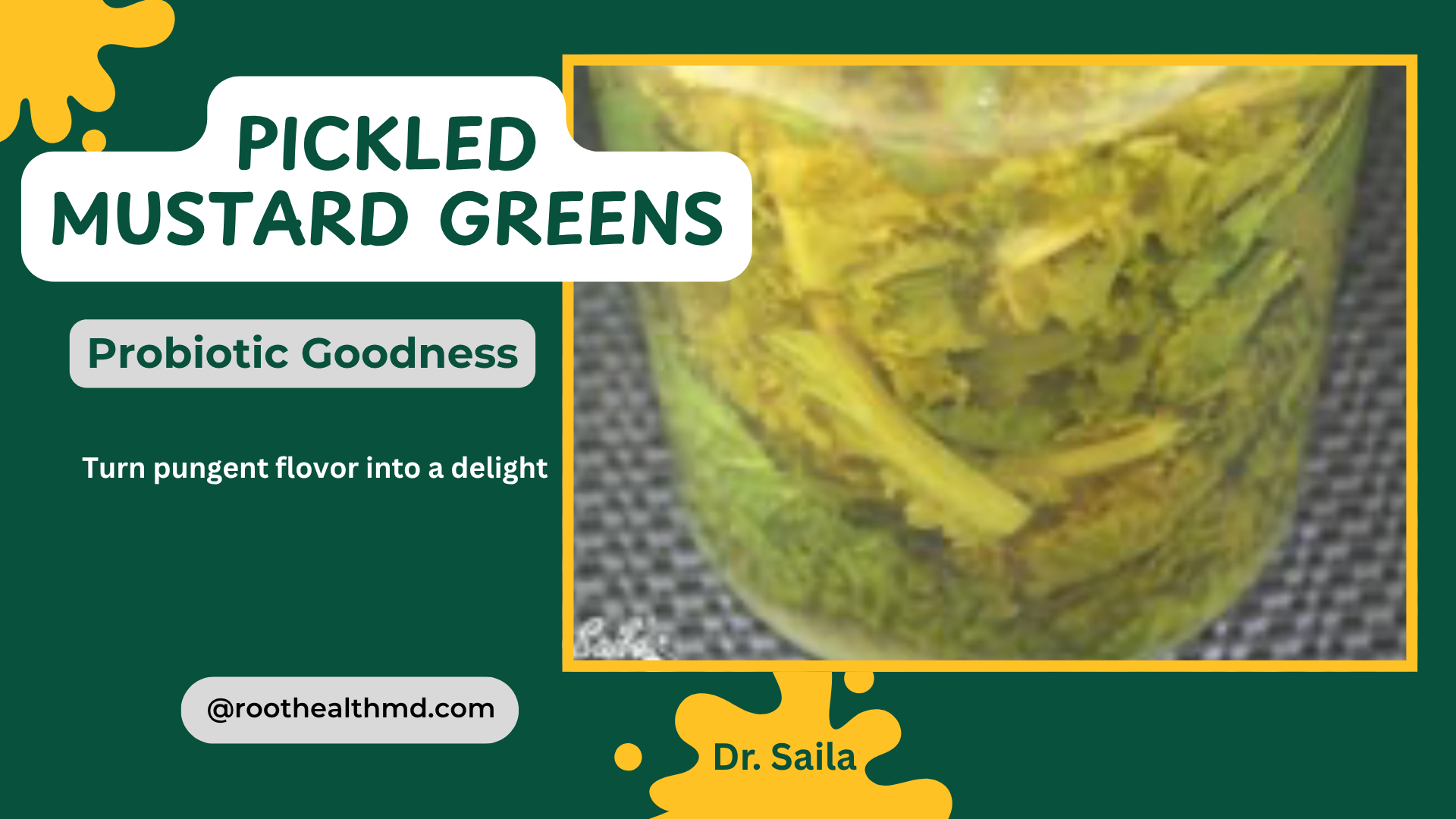 Pickled Mustard greens